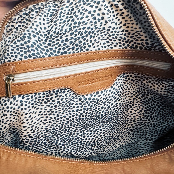 Brown Vegan Leather Duffle Bag - Travel/Weekender/Outting - Picture 6 of 8